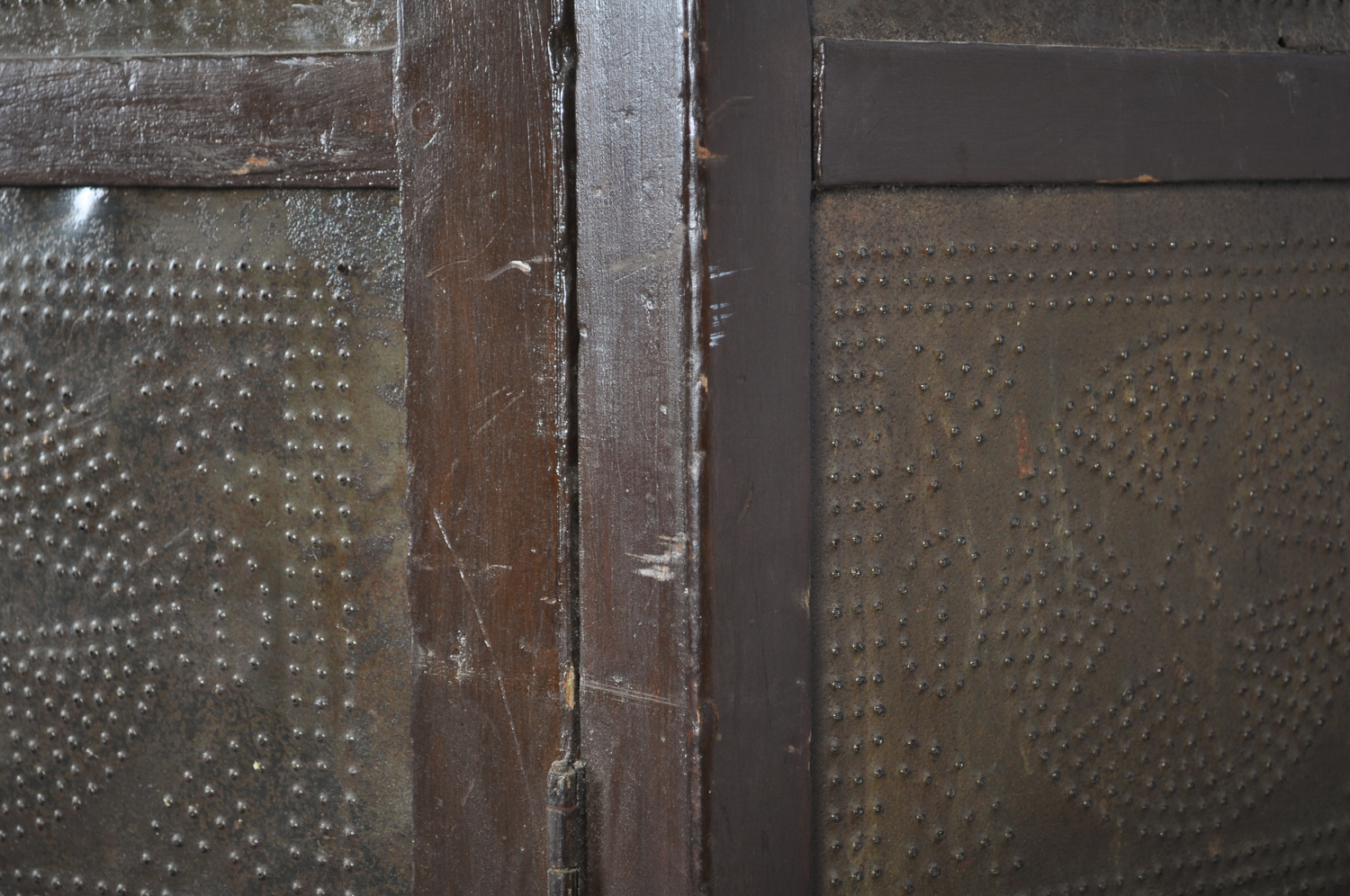 Antique 12 Tin Pie Safe