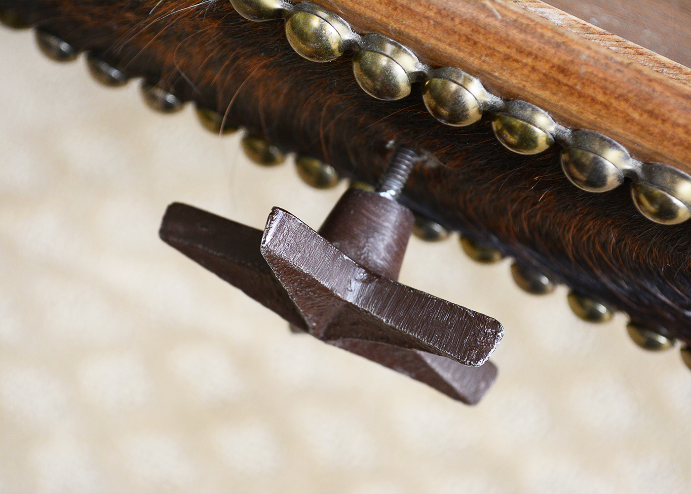 Cow Hide Coffee Table