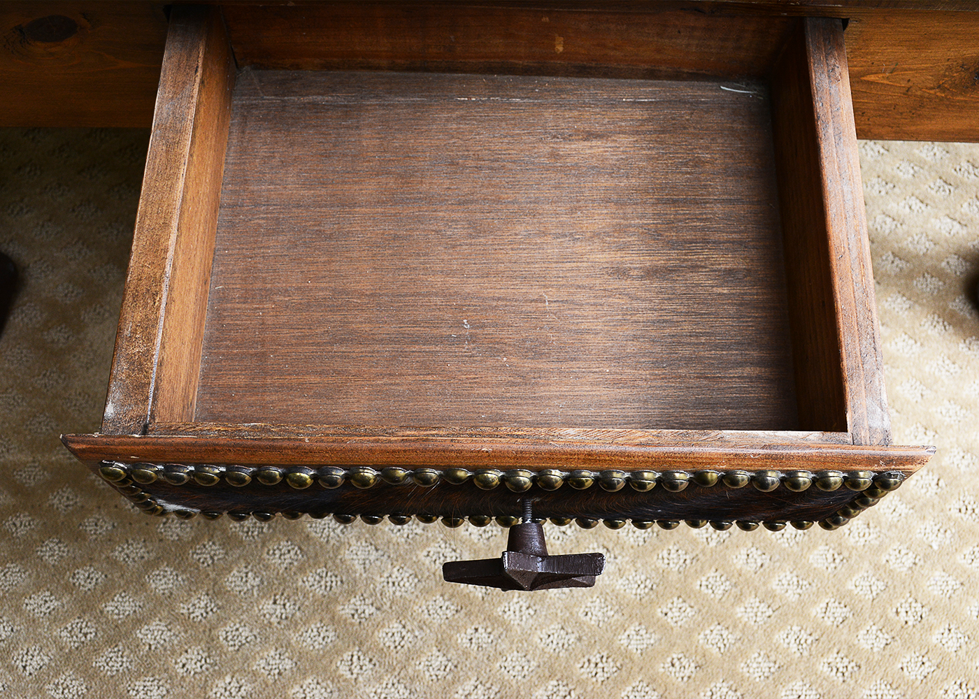 Cow Hide Coffee Table