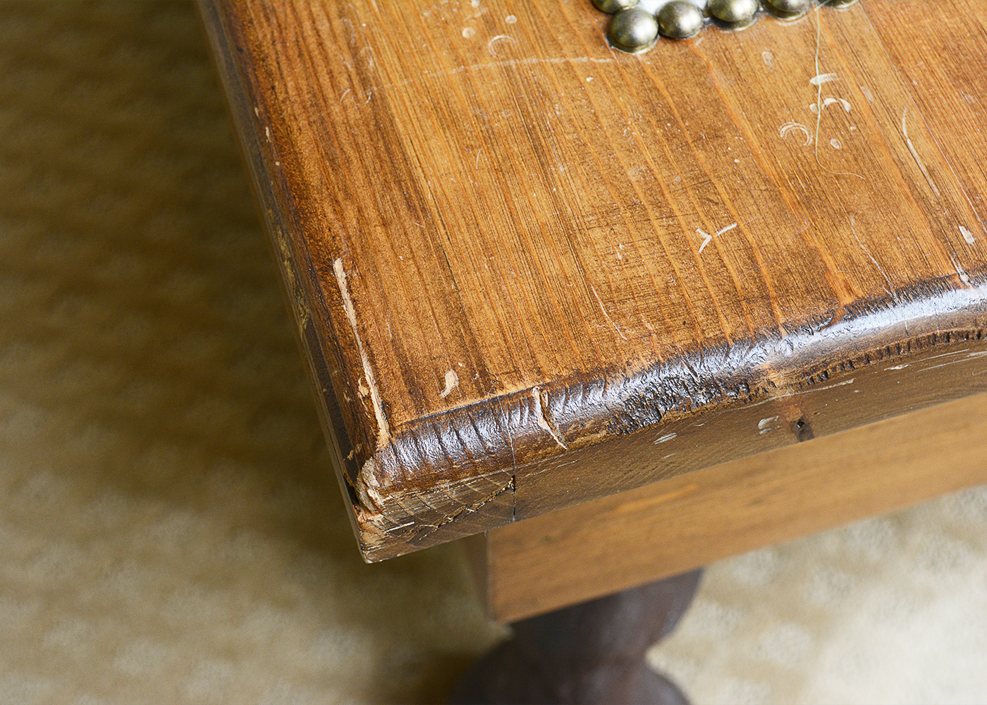 Cow Hide Coffee Table