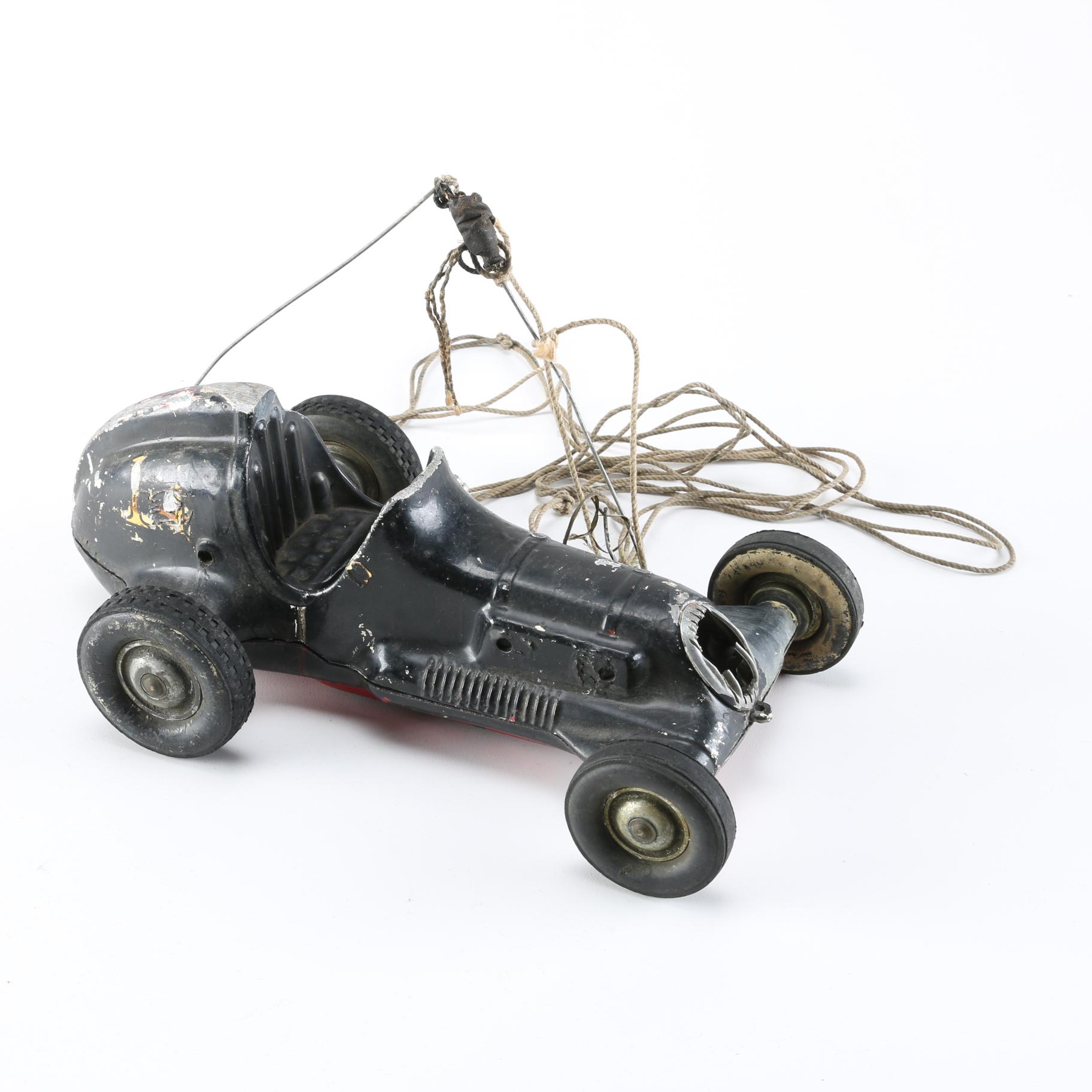 Circa 1950 Roy Cox Thimble Drome Champion Tether Car