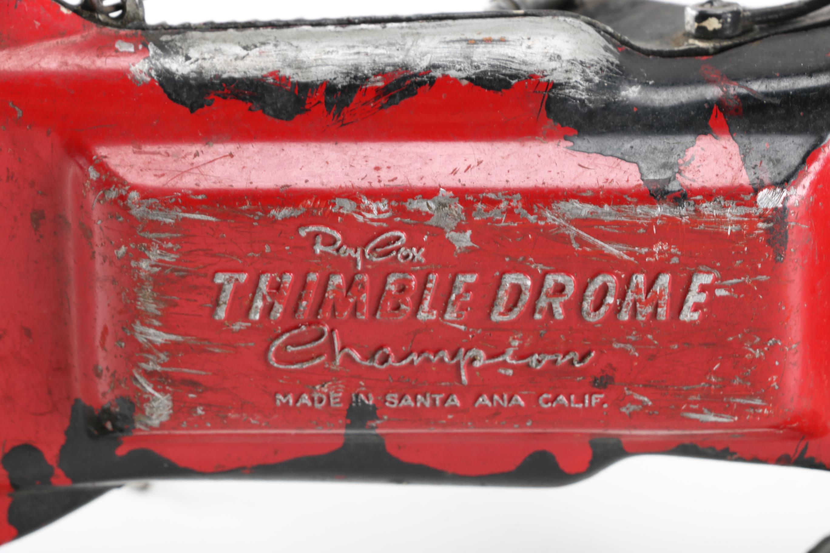 Circa 1950 Roy Cox Thimble Drome Champion Tether Car