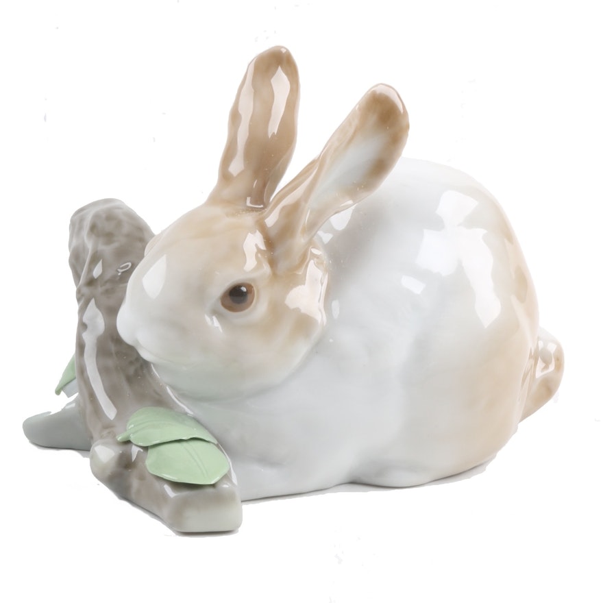 Lladro Retired Porcelain Bunny Figure, #772