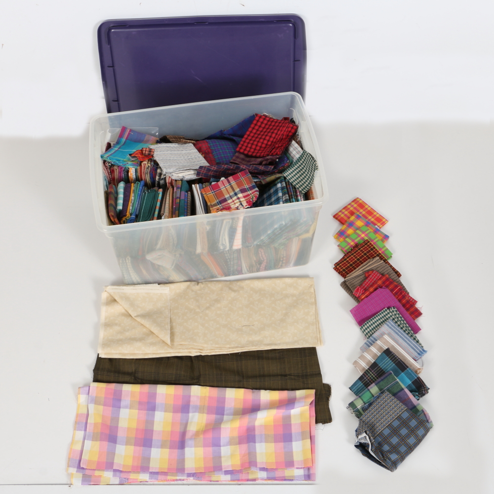 Vibrant Plaid Quilting Fabric