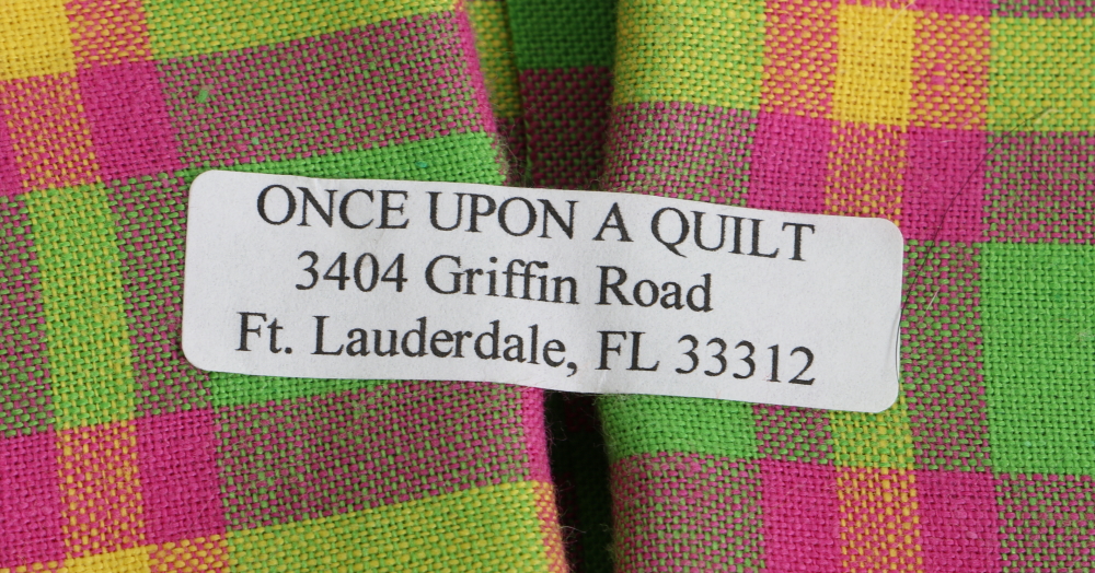 Vibrant Plaid Quilting Fabric