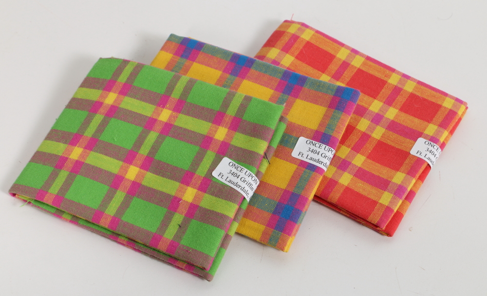 Vibrant Plaid Quilting Fabric