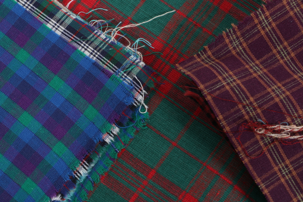 Vibrant Plaid Quilting Fabric