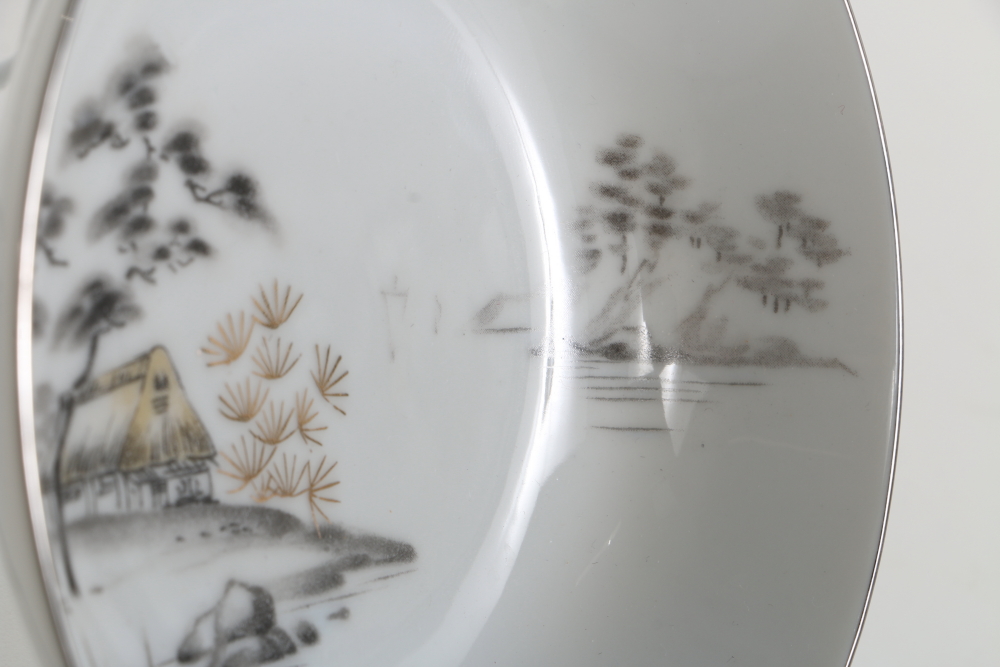 Sone China Company "Mt. Fuji" Plate Collection