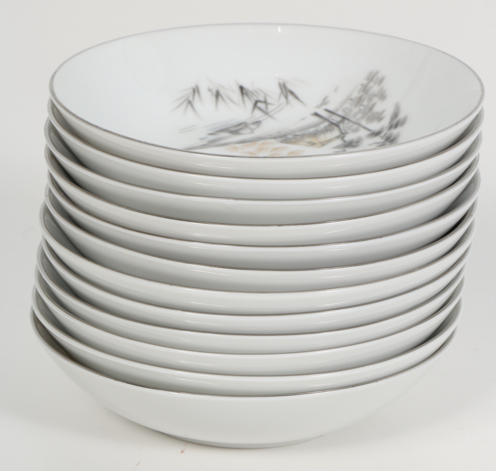 Sone China Company "Mt. Fuji" Plate Collection