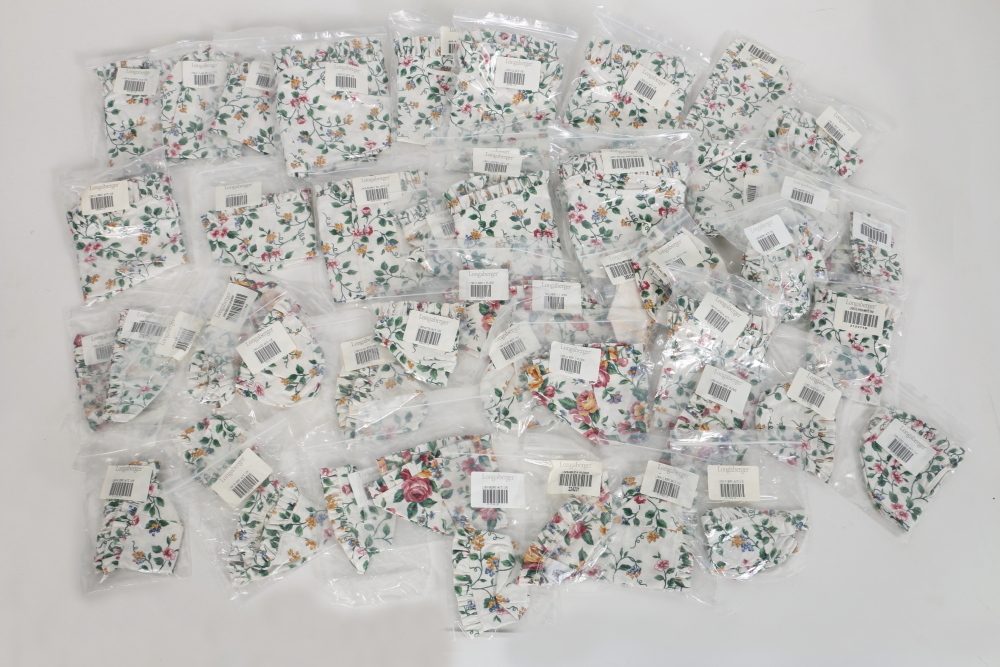 Longaberger Basket Liners Featuring "White Vine" and Mores