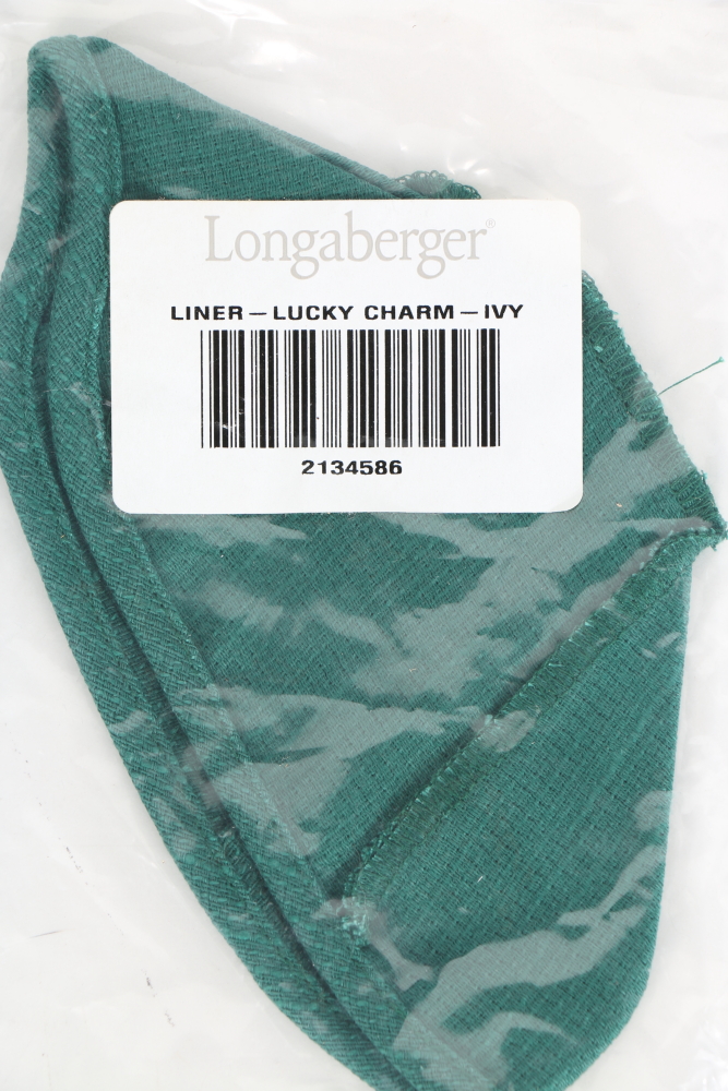 Longaberger Basket Liners Featuring "White Vine" and Mores
