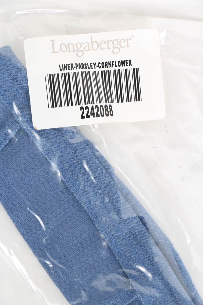 Longaberger Basket Liners Featuring "White Vine" and Mores