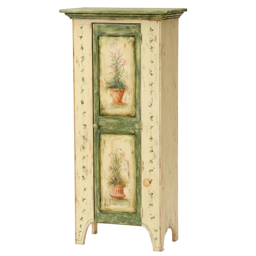 Hand-Painted Cabinet