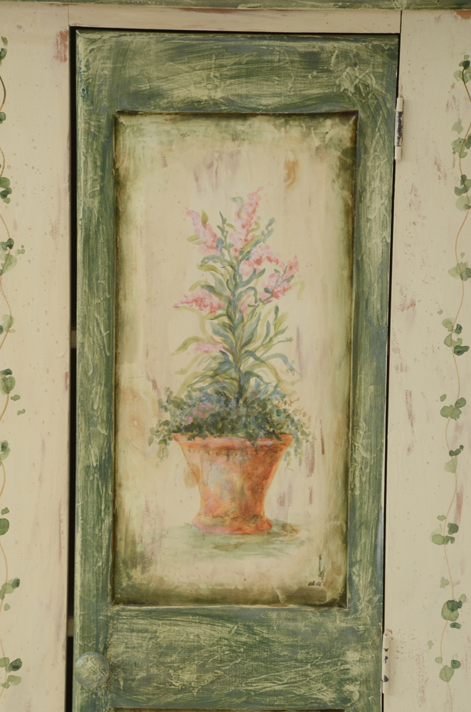 Hand-Painted Cabinet