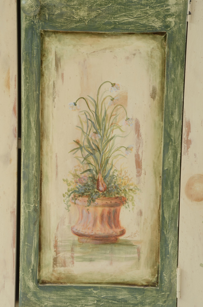 Hand-Painted Cabinet