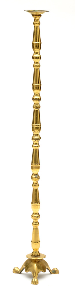 Brass Floor Candlestick
