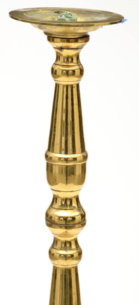 Brass Floor Candlestick
