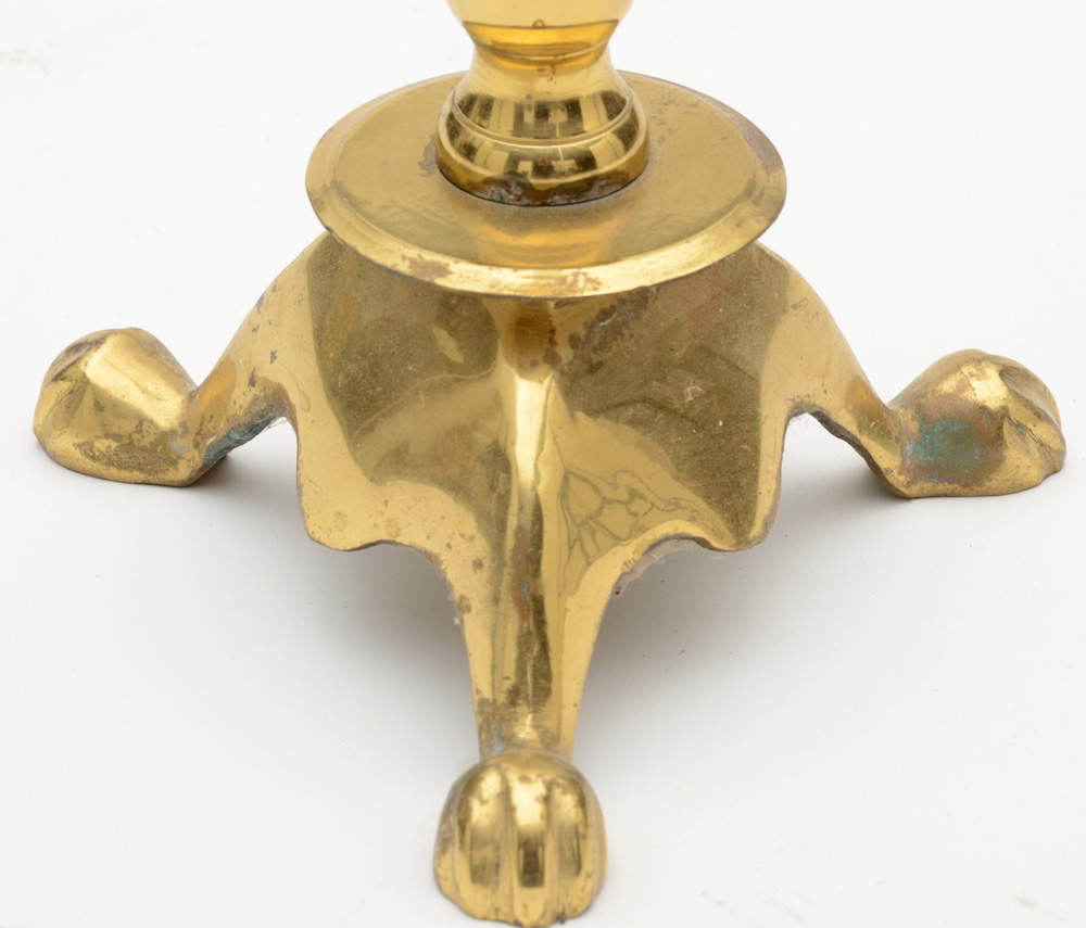 Brass Floor Candlestick