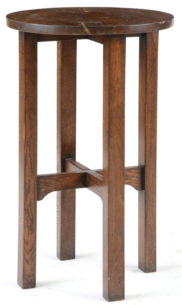 Stickley Style Oak Accent Table