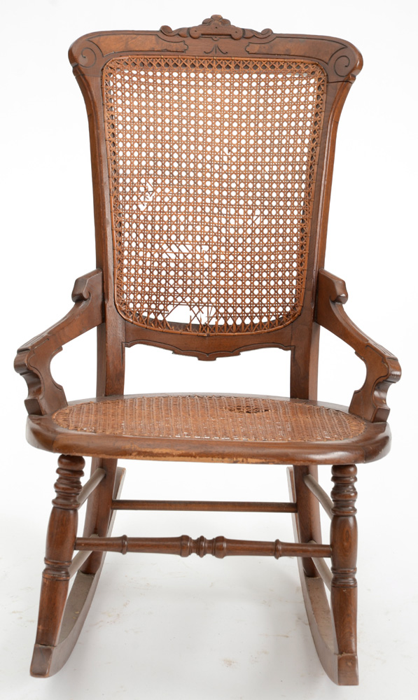 Victorian Walnut Rocking Chair