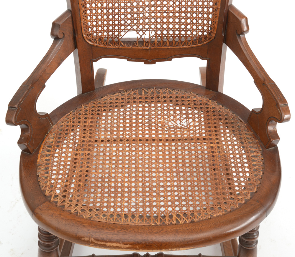 Victorian Walnut Rocking Chair