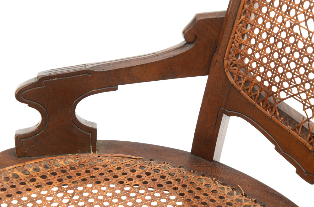 Victorian Walnut Rocking Chair