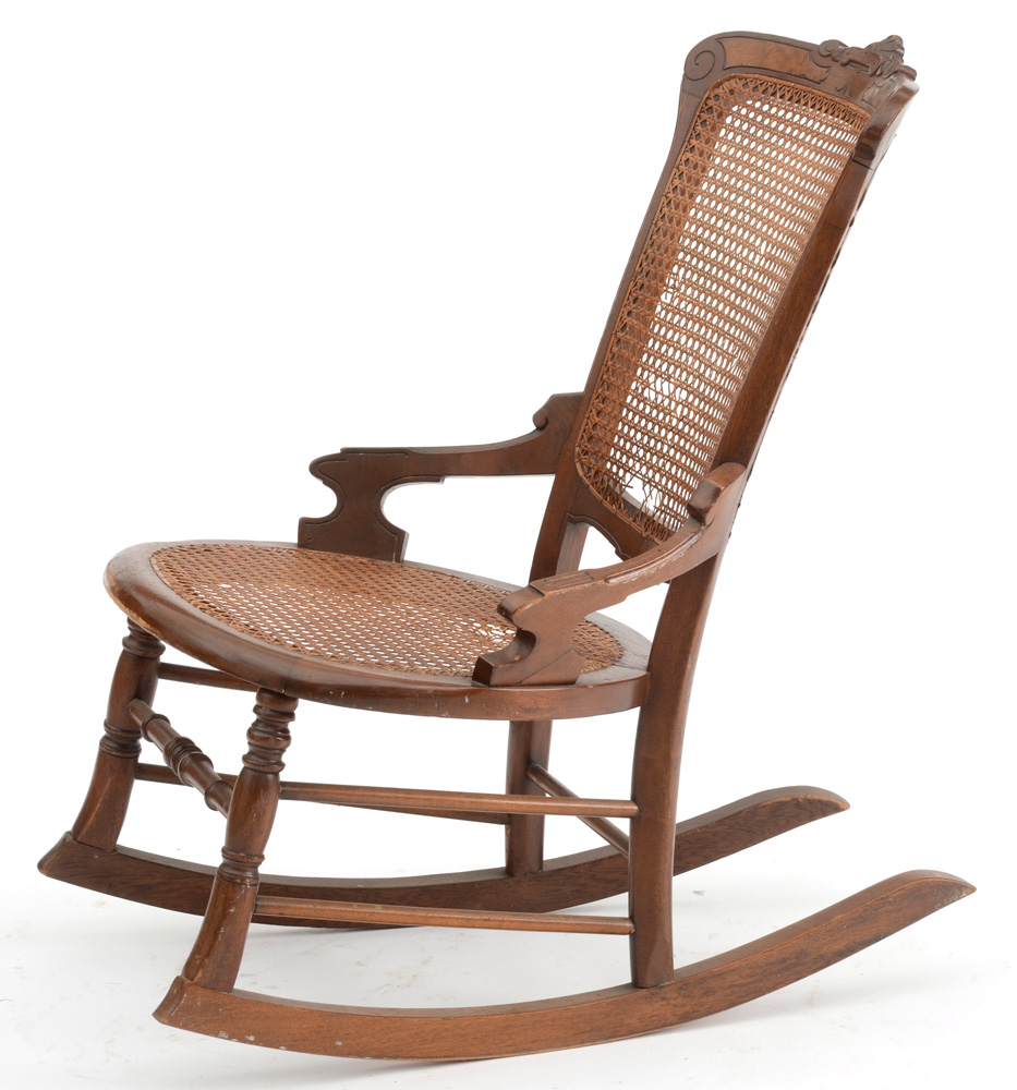 Victorian Walnut Rocking Chair