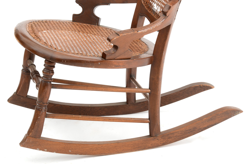 Victorian Walnut Rocking Chair