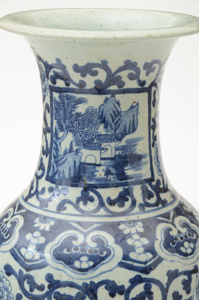 Pair of Vintage Chinese Floor Vases