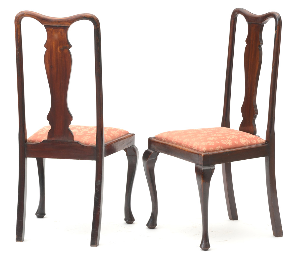 Pair of Queen Anne Dining Chairs
