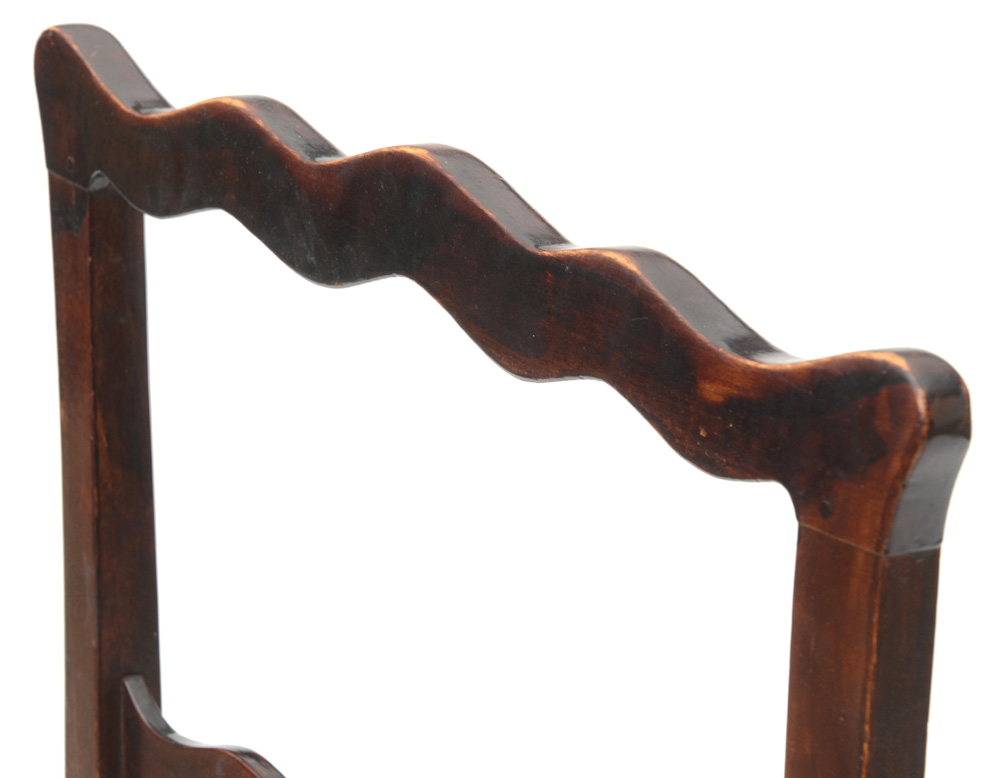 Side Chair with Woven Rush Seat