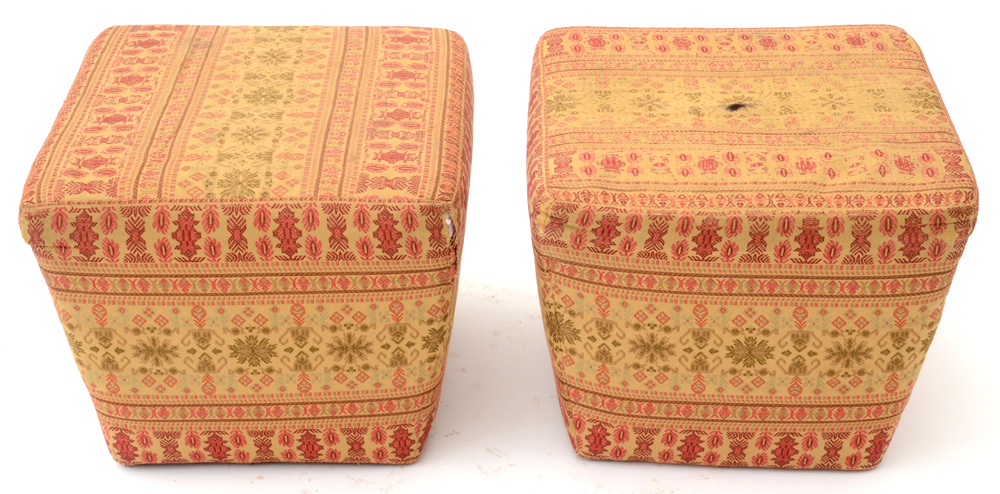 Pair of Ethan Allen Ottomans