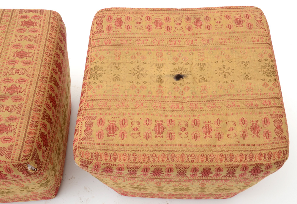 Pair of Ethan Allen Ottomans