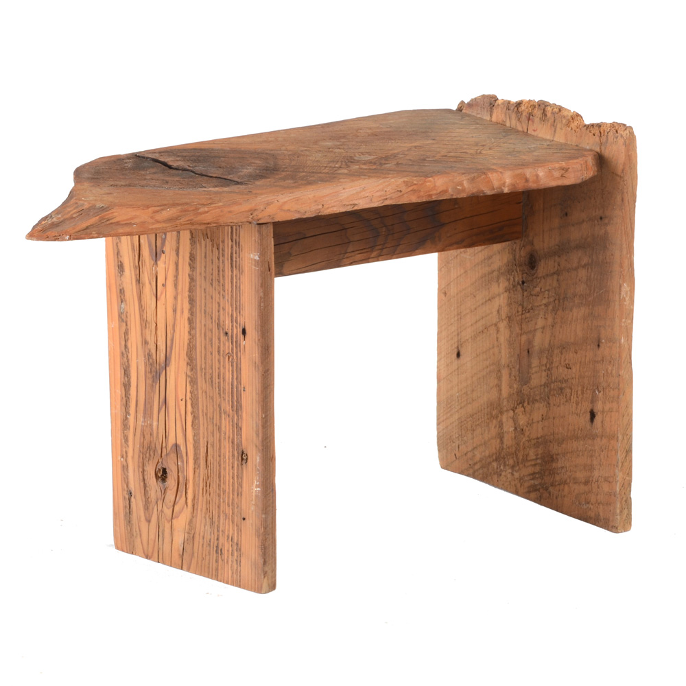 Primitive Reclaimed Wood Bench by Marc Deloach