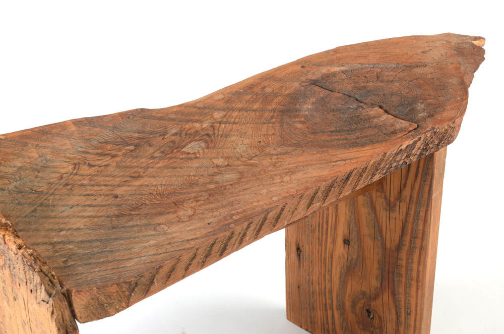 Primitive Reclaimed Wood Bench by Marc Deloach