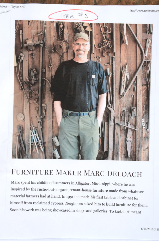 Primitive Reclaimed Wood Bench by Marc Deloach