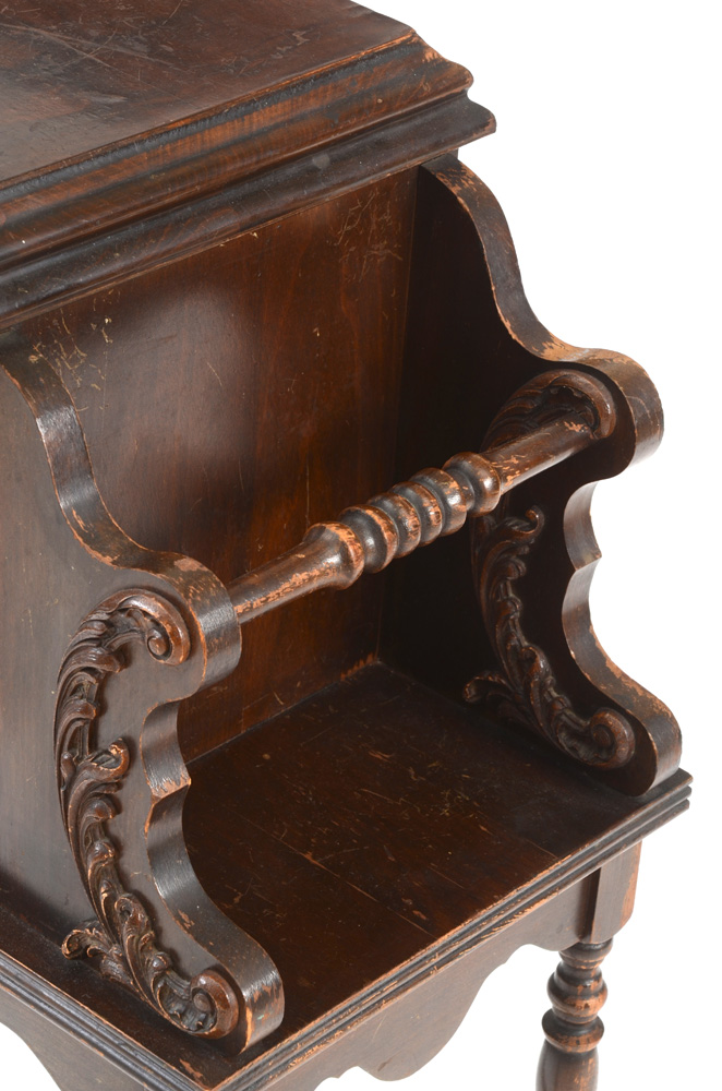 Vintage Humidor and Magazine Stand