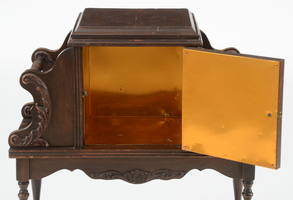 Vintage Humidor and Magazine Stand