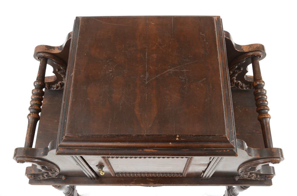 Vintage Humidor and Magazine Stand