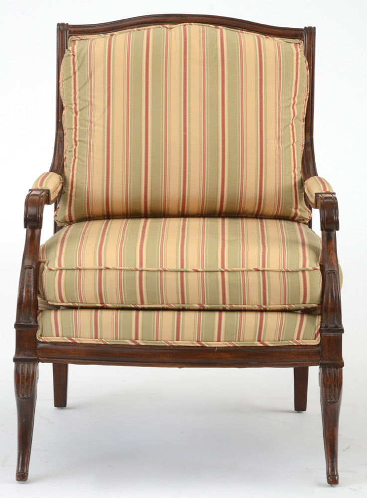 French Restoration Style Walnut Chair