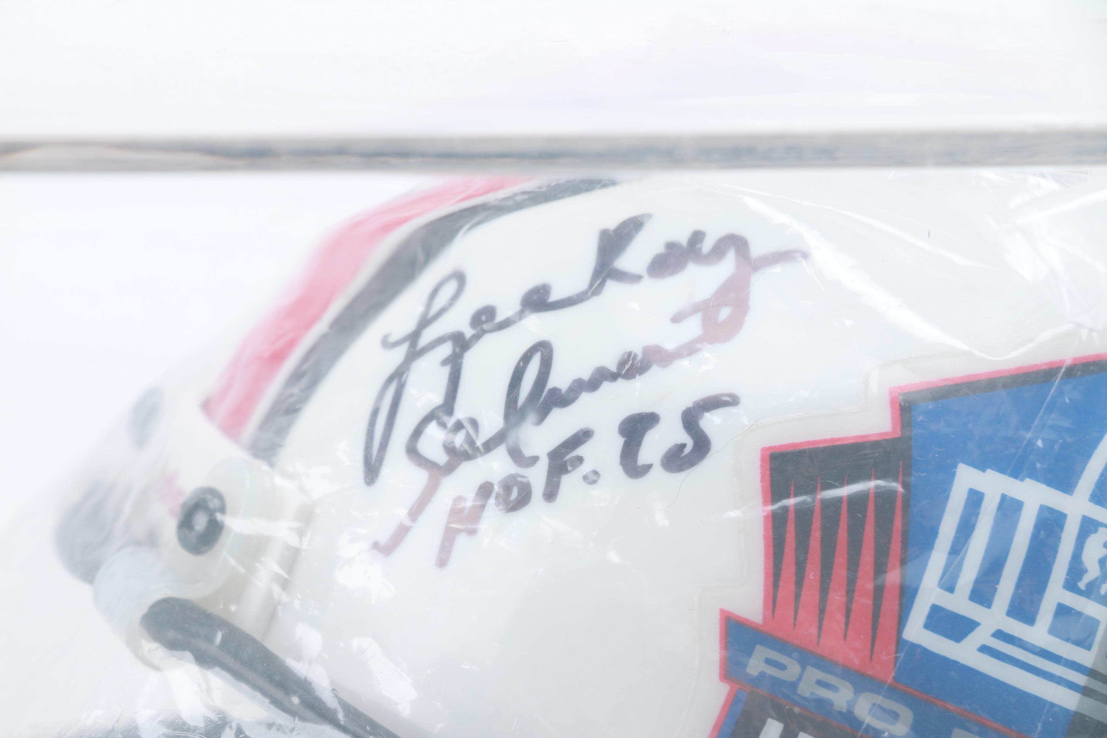 "Lee Roy Selmon" Signed Mini Football Helmet