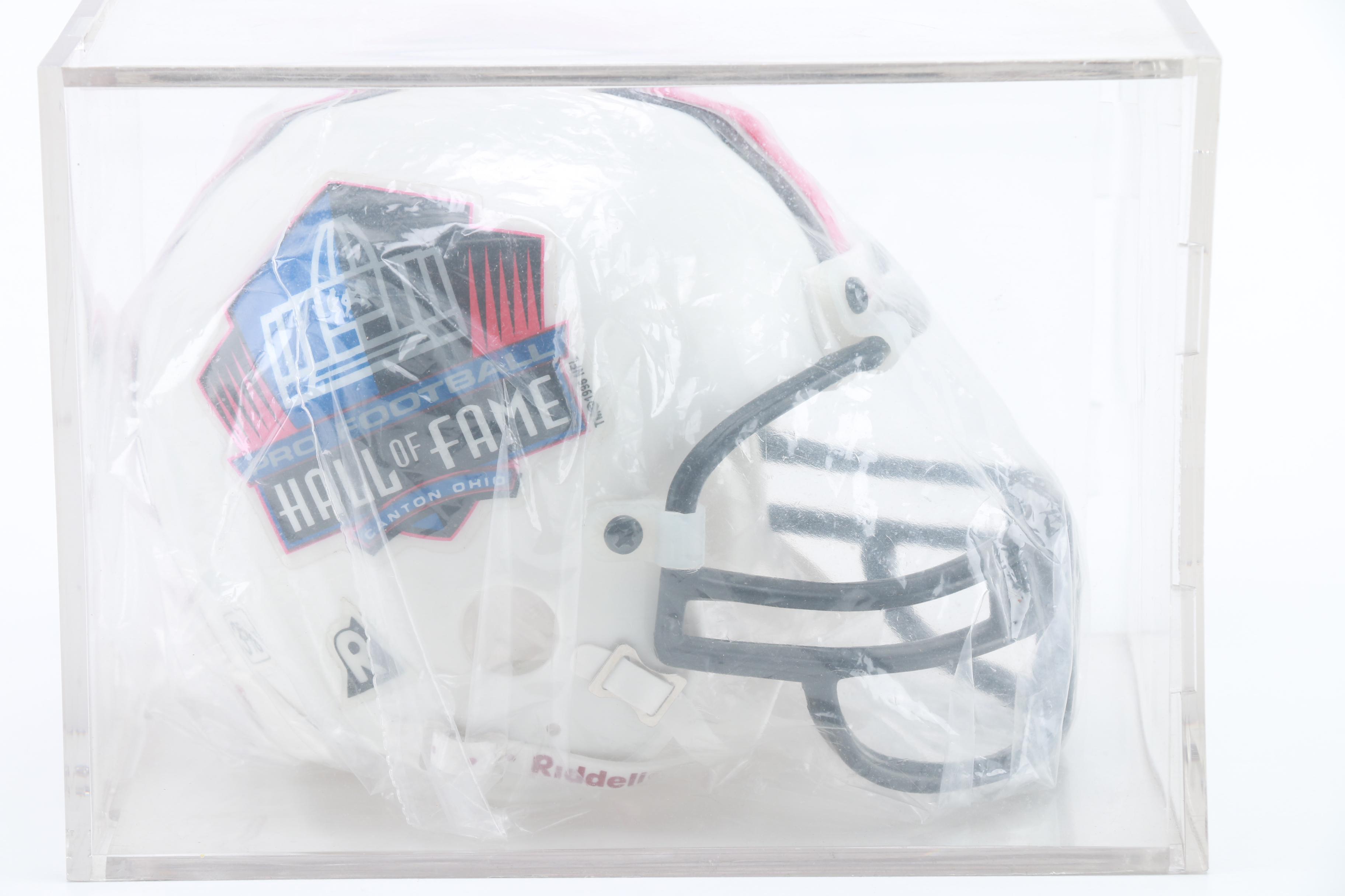 "Lee Roy Selmon" Signed Mini Football Helmet