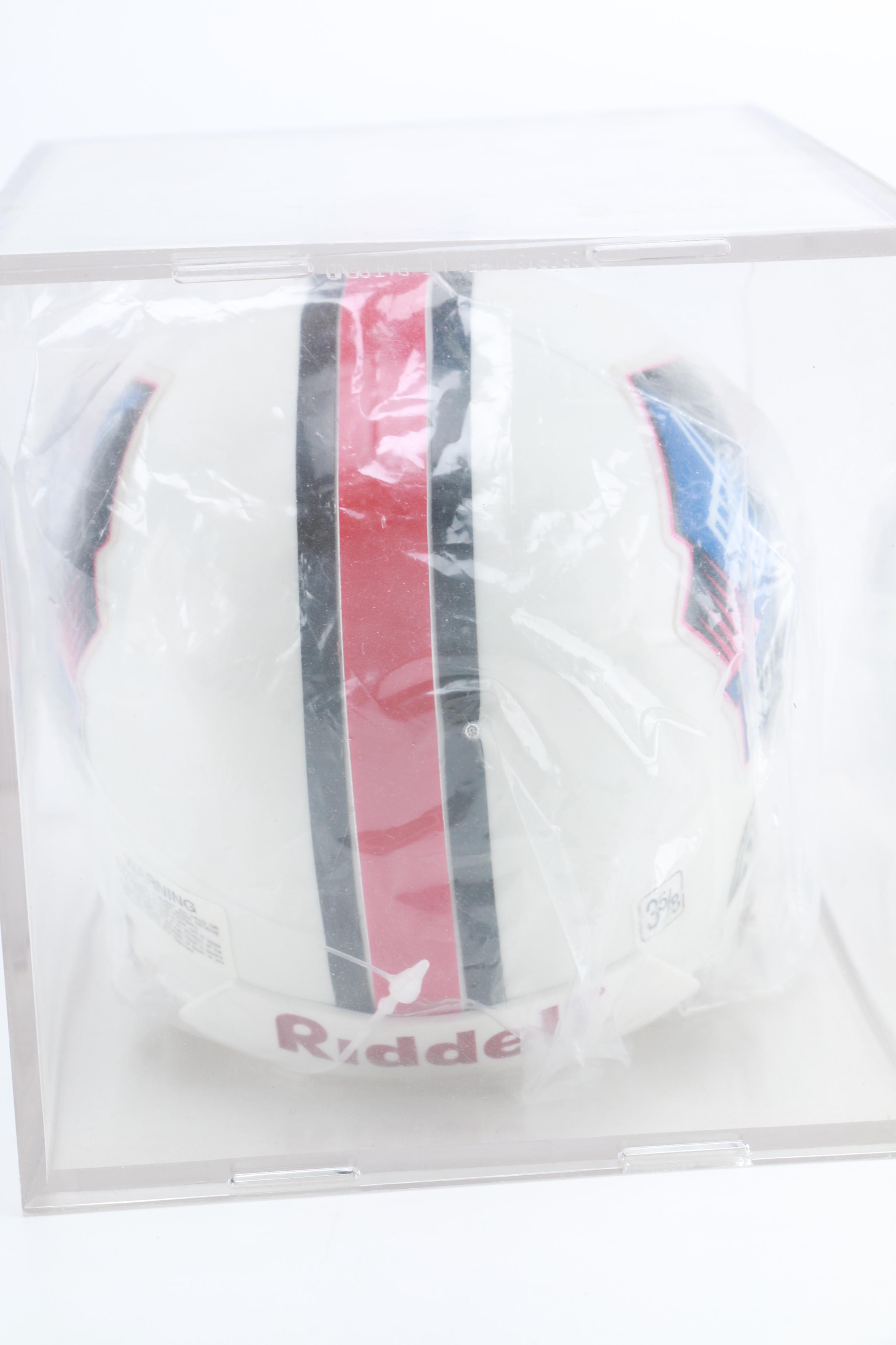 "Lee Roy Selmon" Signed Mini Football Helmet