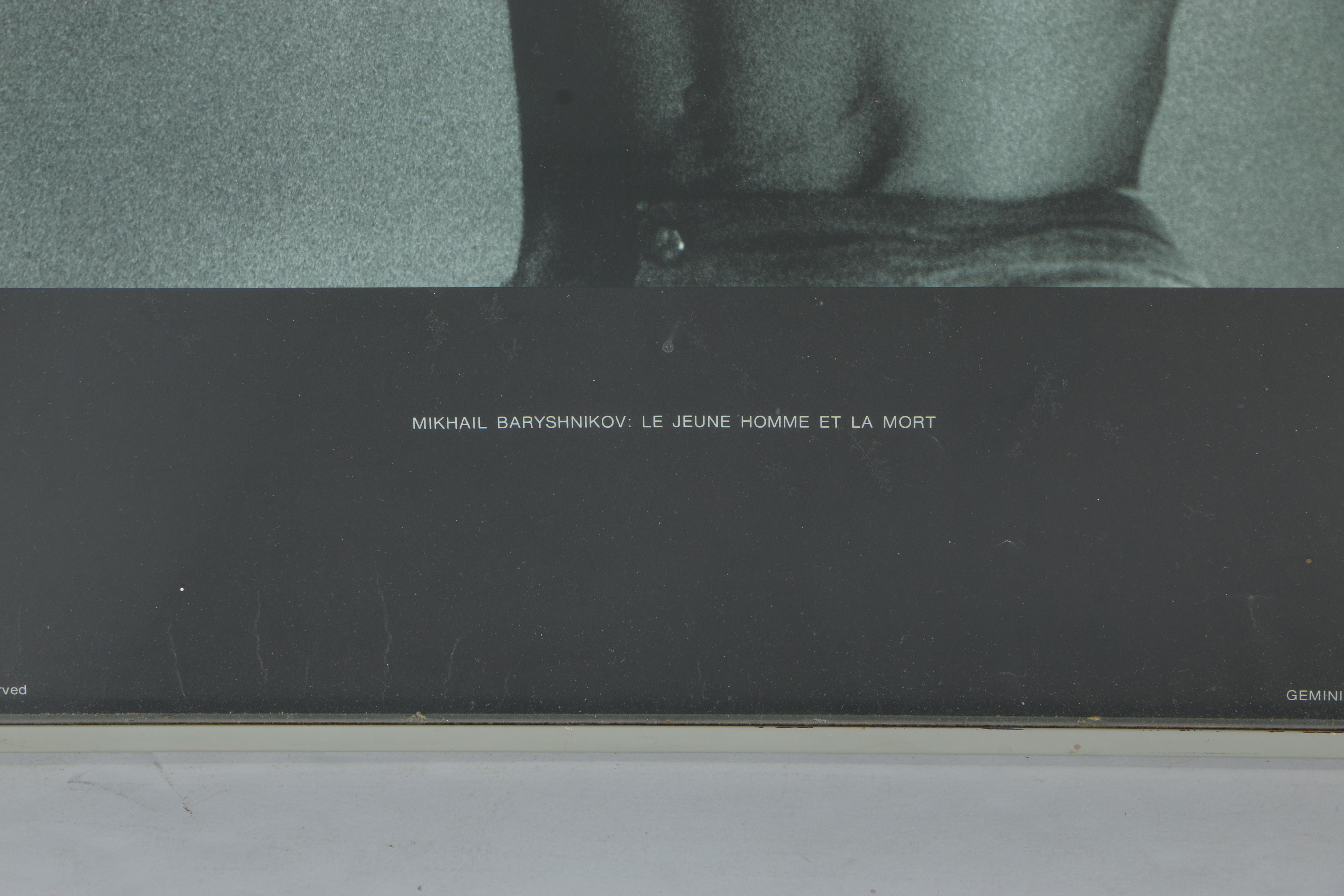 Autographed Mikhail Baryshnikov Poster