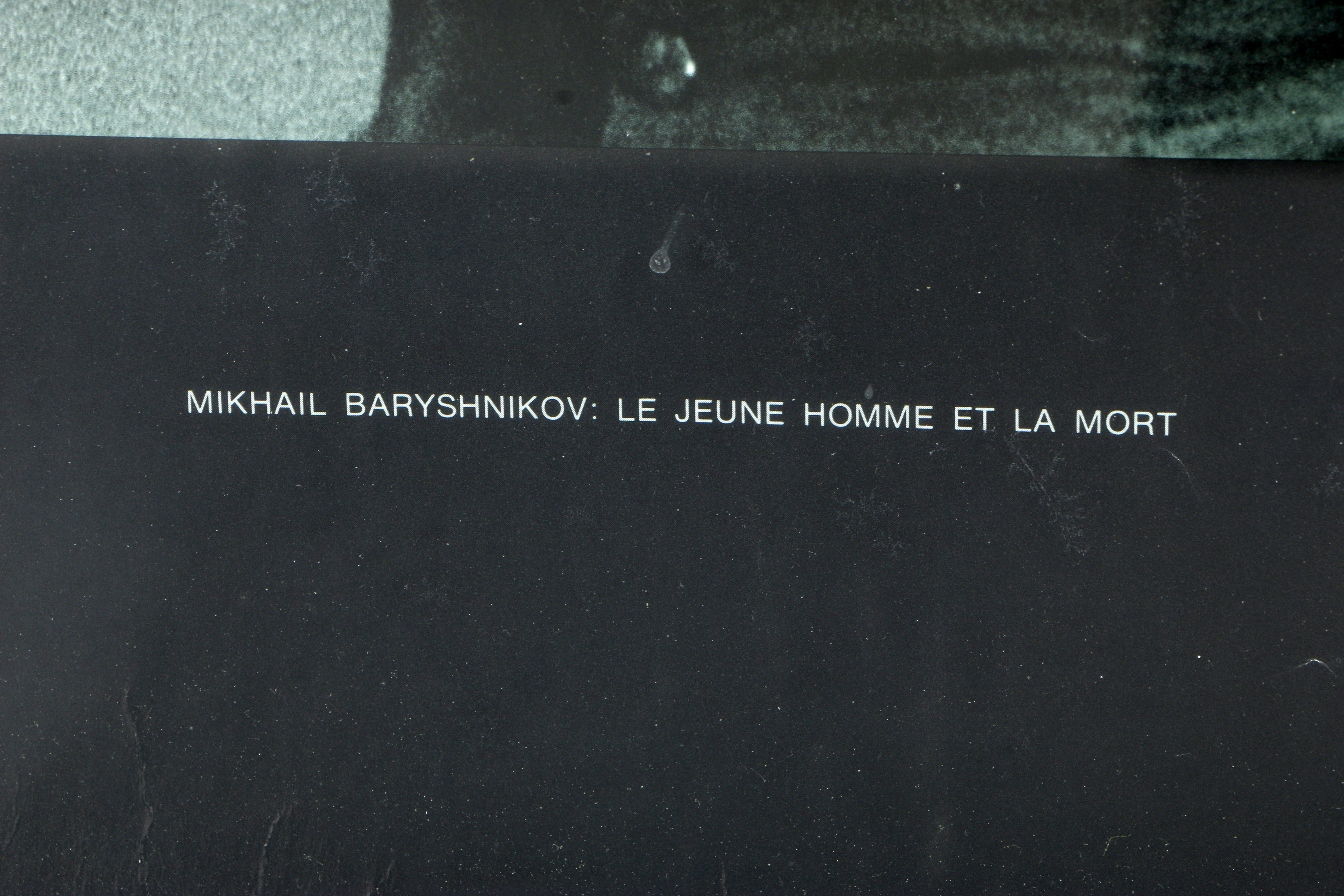 Autographed Mikhail Baryshnikov Poster