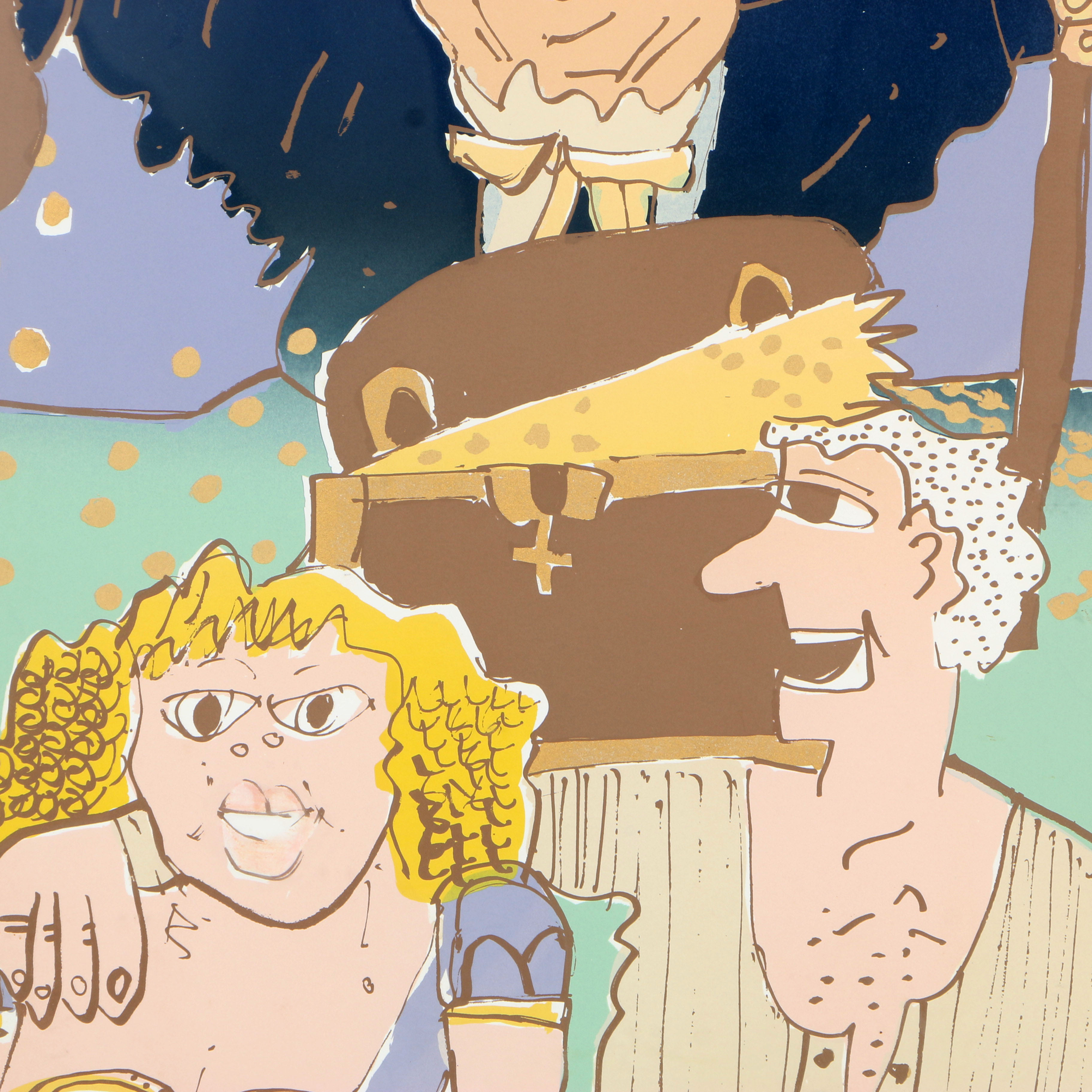 Gene Allcot Limited Edition Serigraph on Paper "The Miser"