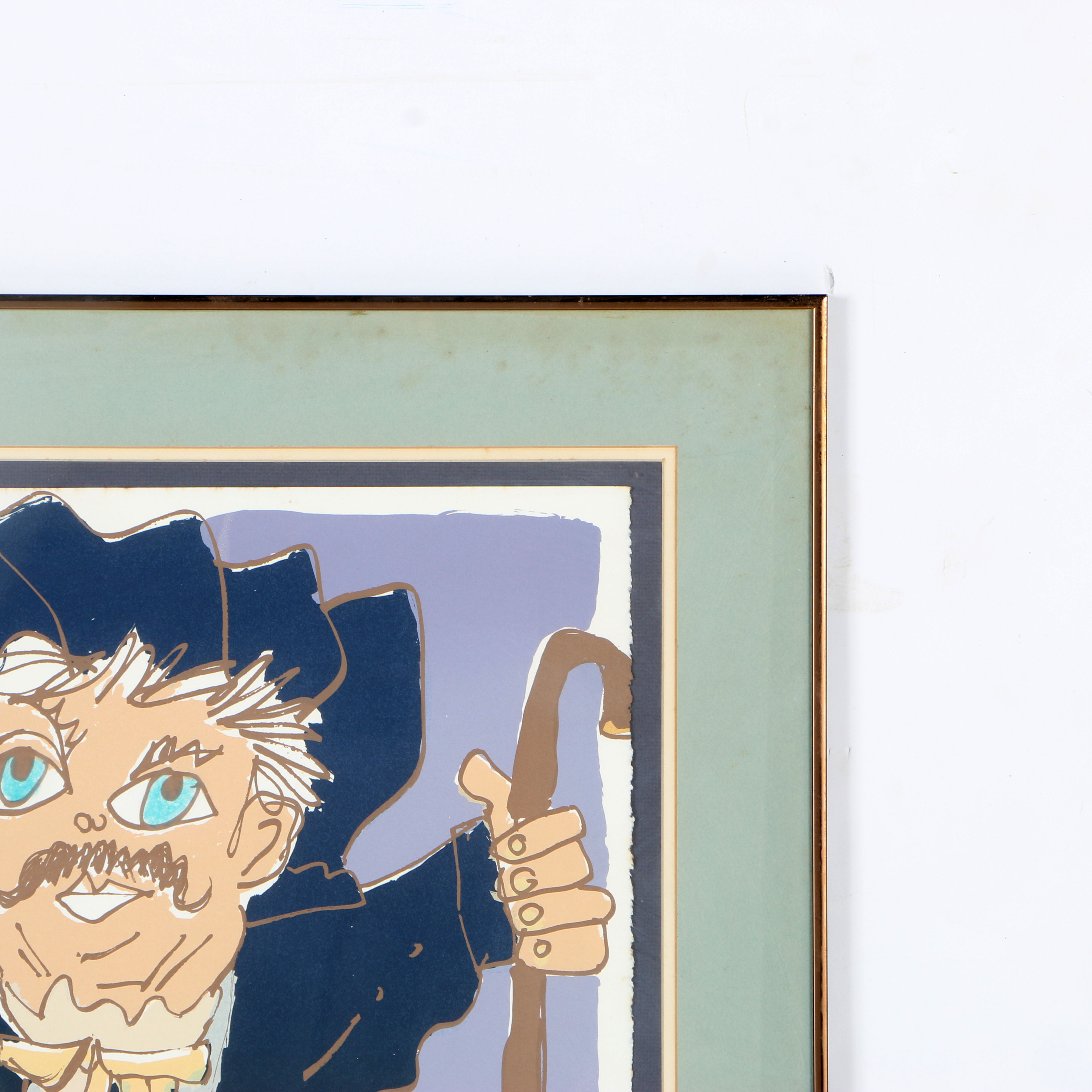 Gene Allcot Limited Edition Serigraph on Paper "The Miser"