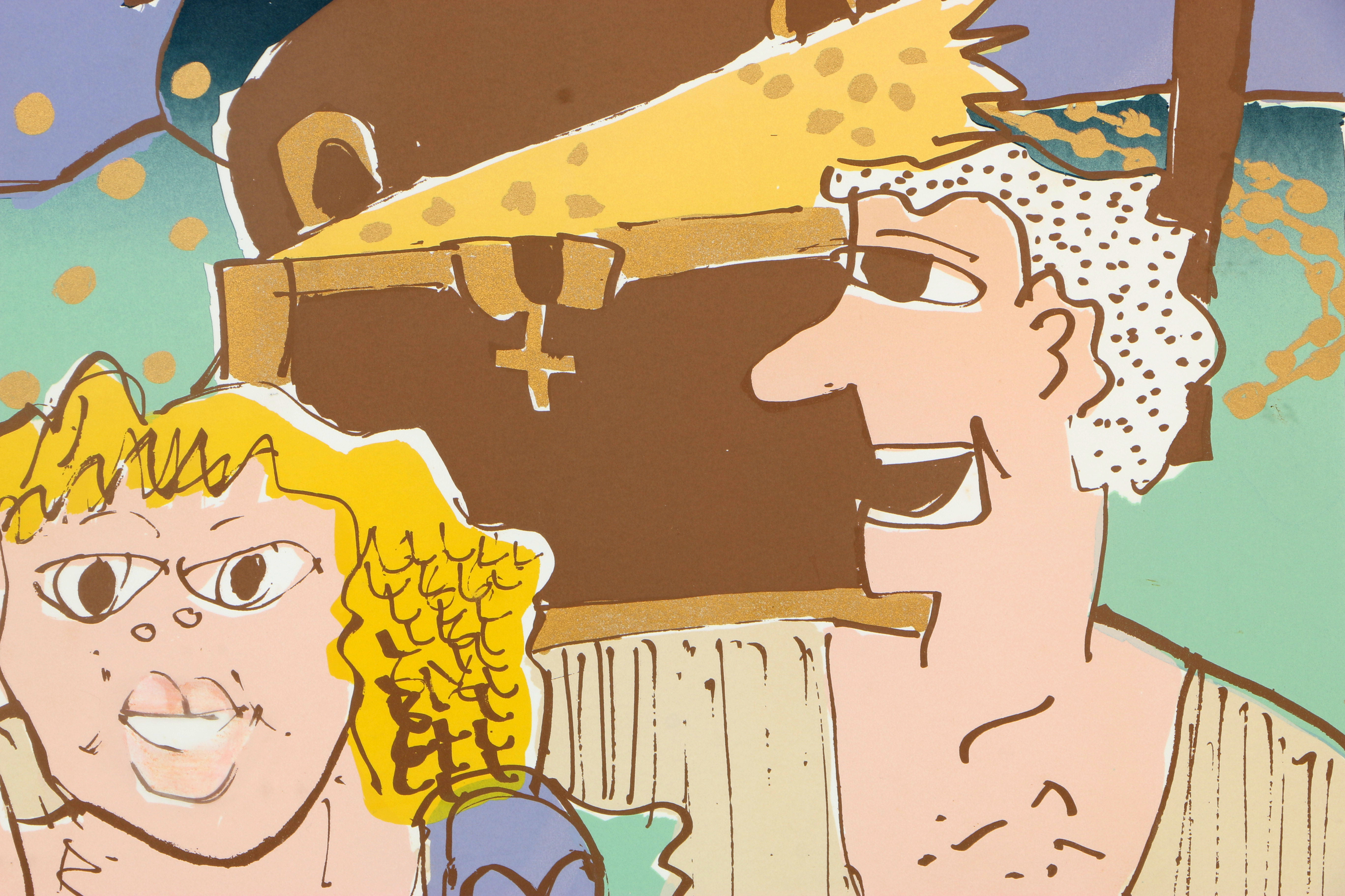 Gene Allcot Limited Edition Serigraph on Paper "The Miser"