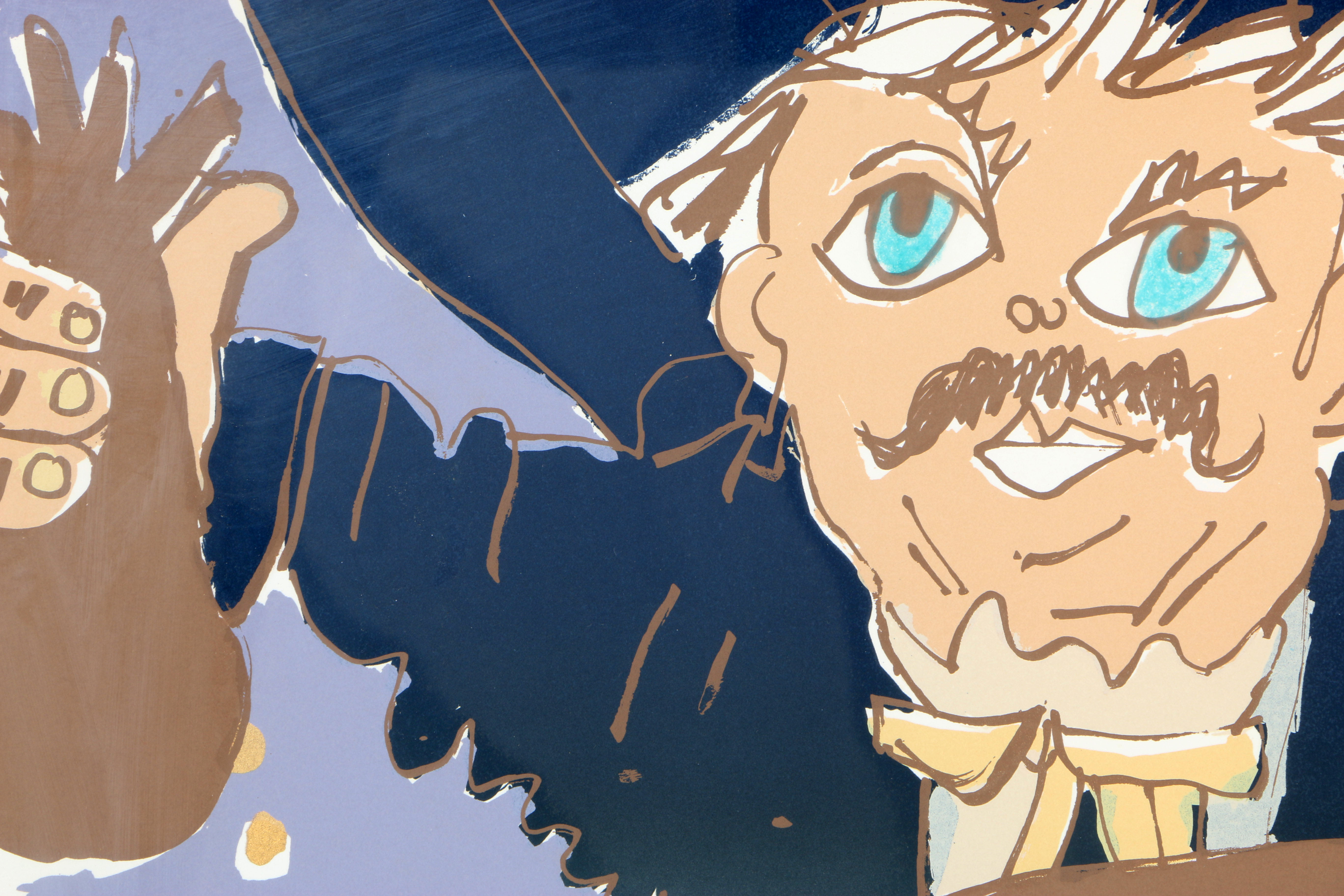 Gene Allcot Limited Edition Serigraph on Paper "The Miser"