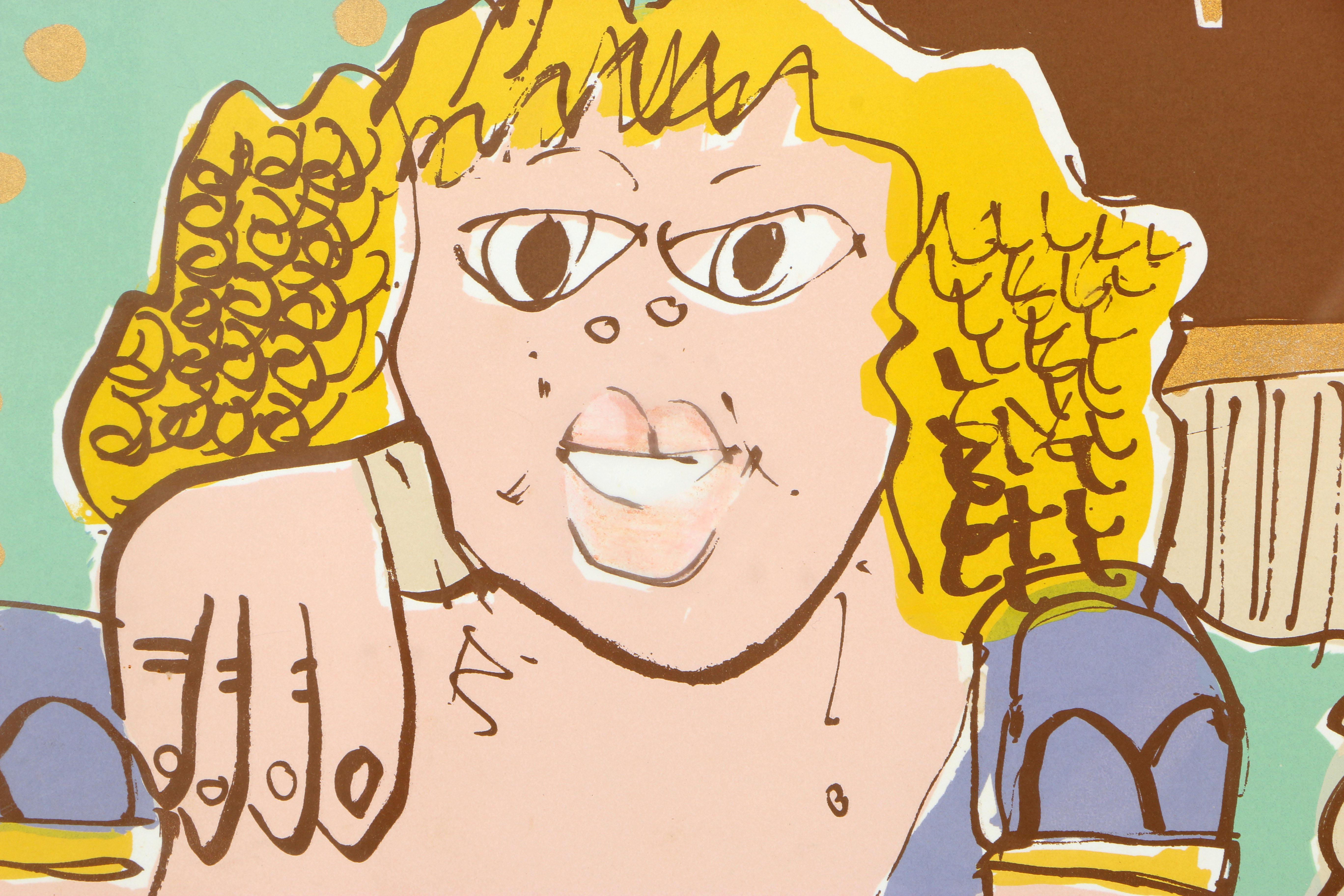 Gene Allcot Limited Edition Serigraph on Paper "The Miser"